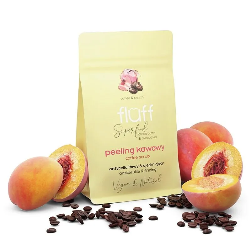 Fluff Dry Coffee Scrub PEACH – Fluff