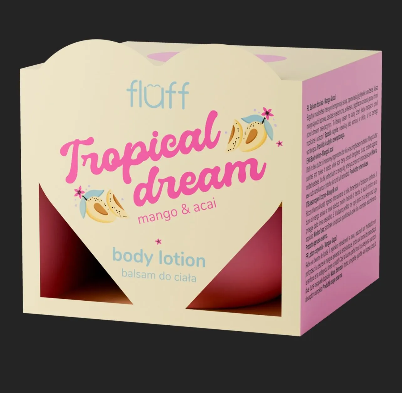 Fluff Body Lotion Mango & Acai 150 ml – Fluff – foto 3