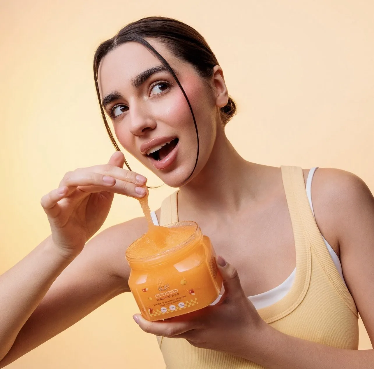 Fluff Body Scrub Mango Gelato 350ml – Fluff – foto 3