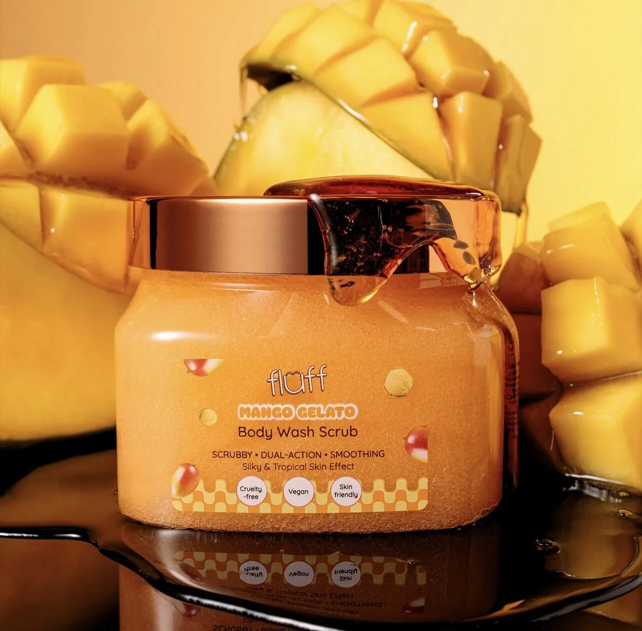 Fluff Body Scrub Mango Gelato 350ml – Fluff – foto 2