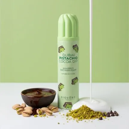 Biovene Barcelona DUBAI PISTACHIO COCOA DIP Whipped Shower Foam 250ml – Biovène Barcelona