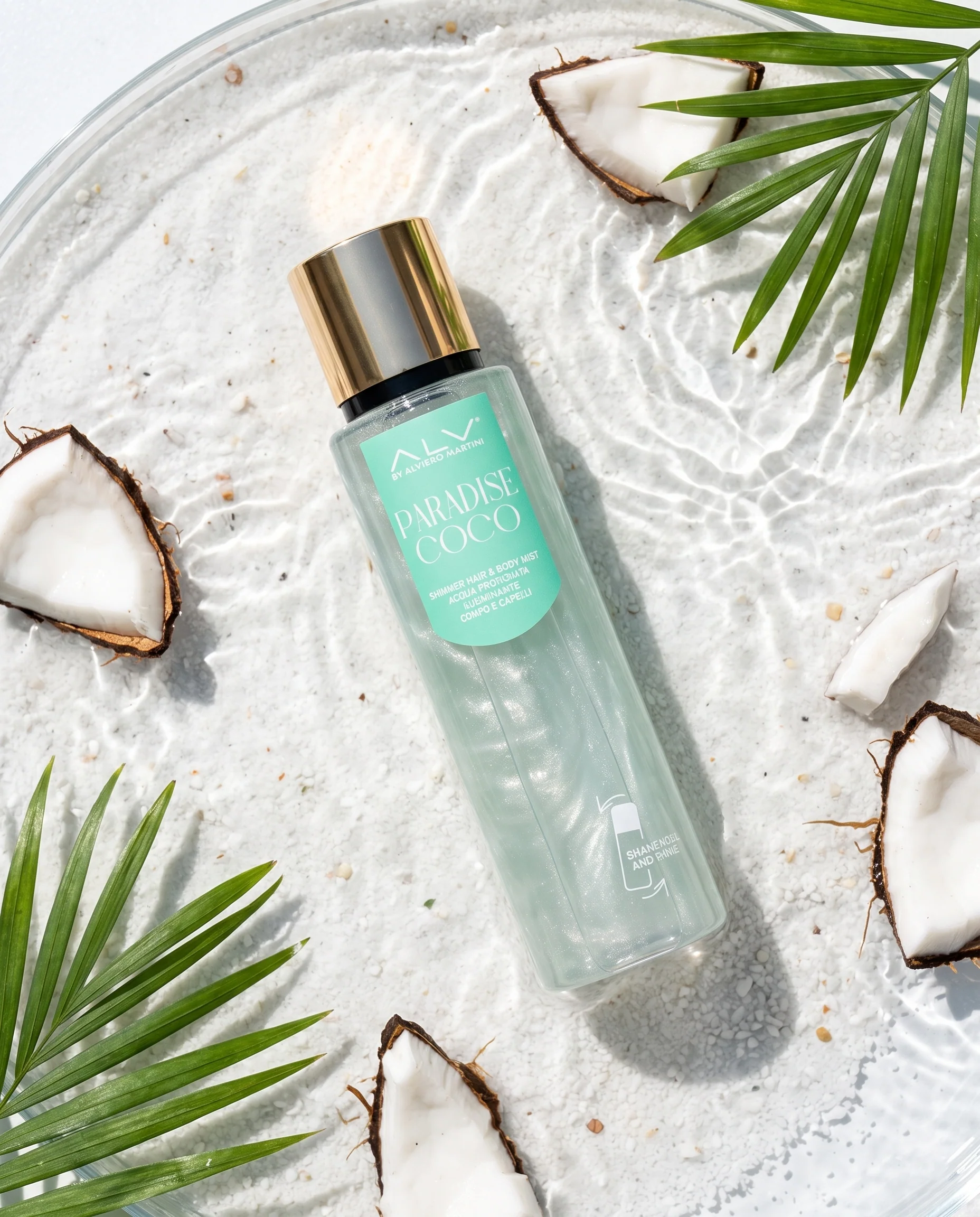 ALV Paradise Coco | Shimmer Hair & Body Mist 200ml – Alviero Martini – foto 3